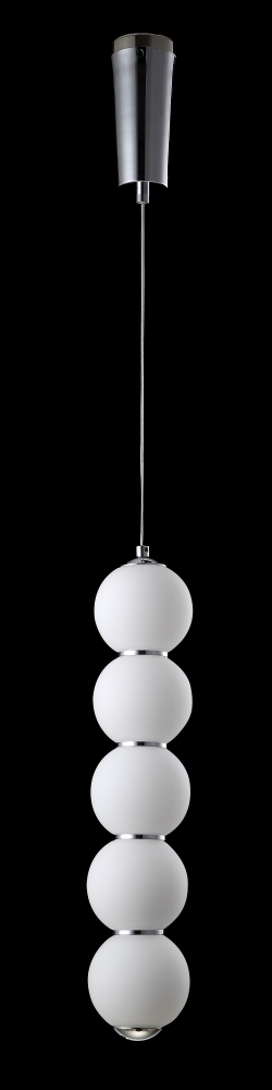 подвесной светильник crystal lux desi desi sp5 chrome/white