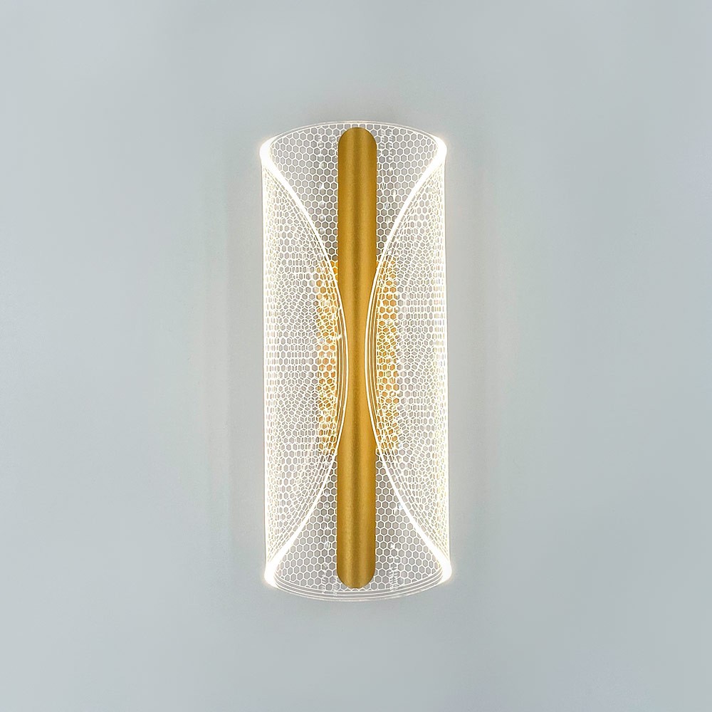 настенный светильник led4u l6329-01 gd