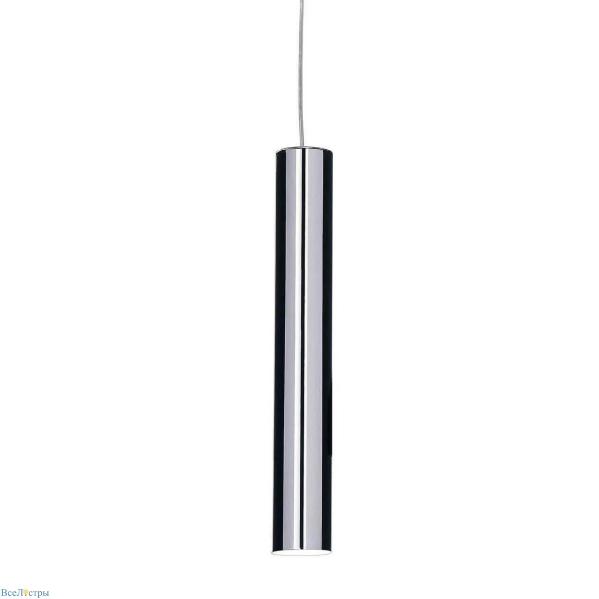 подвесной светодиодный светильник ideal lux ultrathin d040 round cromo 187662