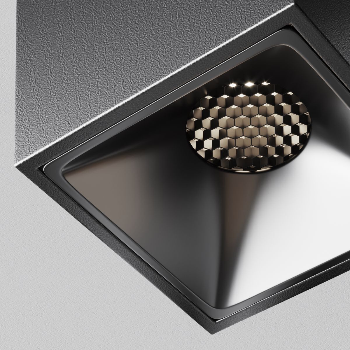 потолочный светильник maytoni technical alfa led c065cl-8w4k-sq-b