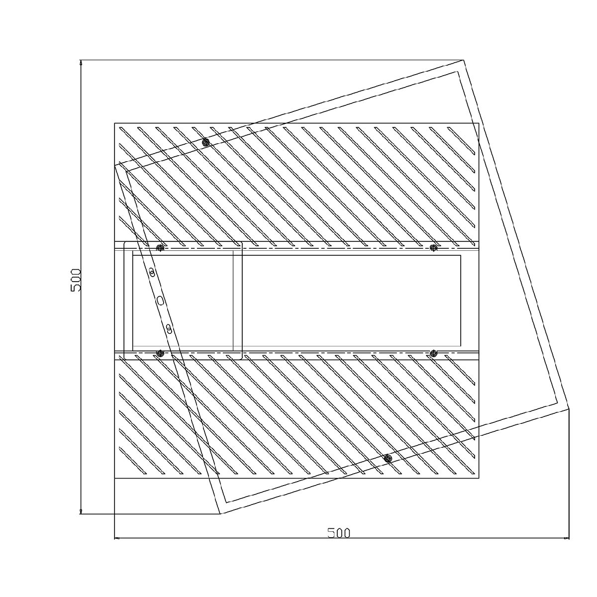потолочная люстра escada concept 10226/3led square