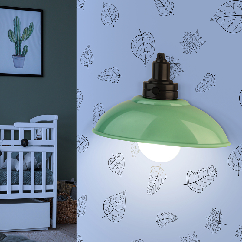 настенный светильник эра nled-487-1w-sw-gr б0051476