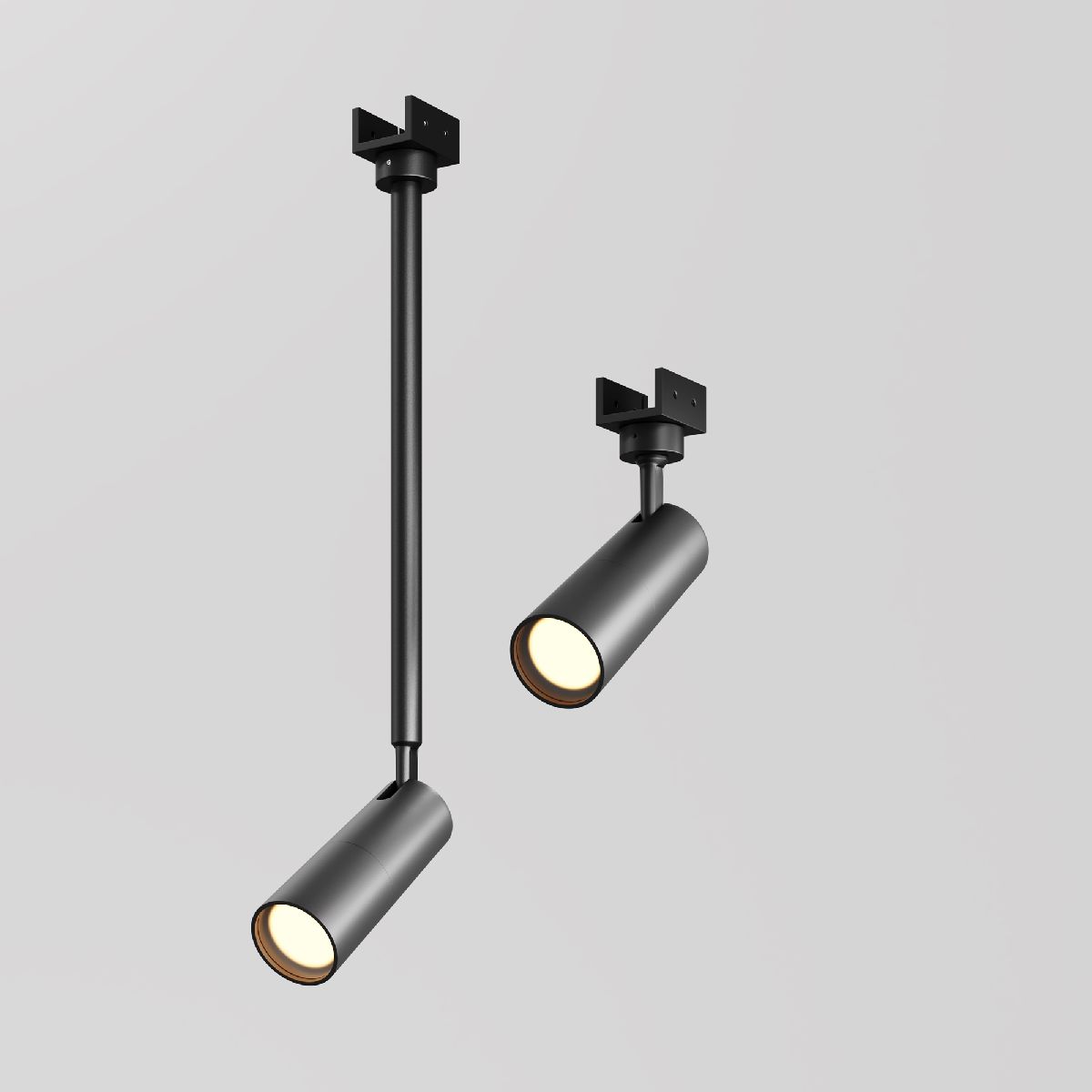 уличный трековый светильник maytoni focus o-tr01-2-p-8wb3k