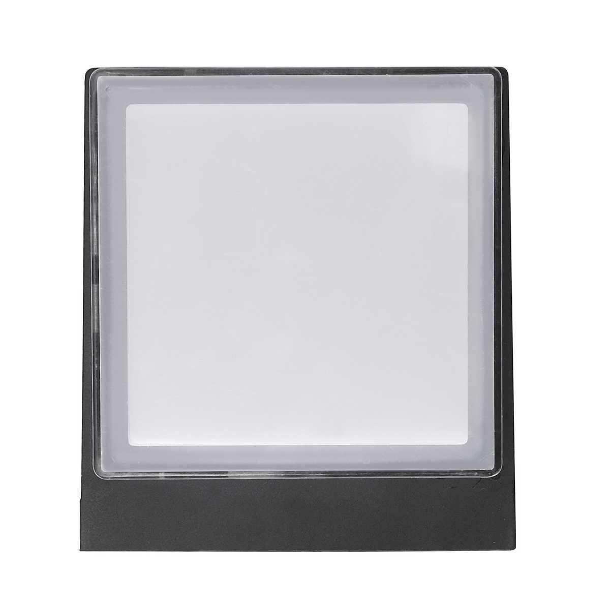 уличный настенный светодиодный светильник uniel ulu-p25a-5w/4000k ip65 black ul-00010517