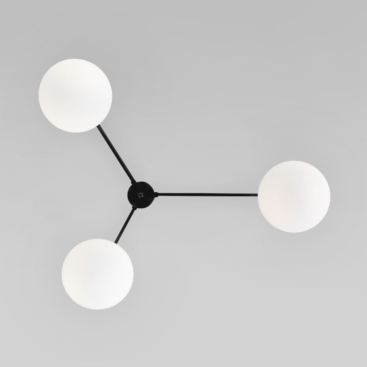 потолочная люстра eurosvet opaline 70220/3 черный a065764