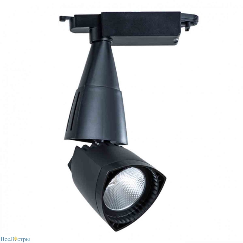 трековый светодиодный светильник arte lamp a3830pl-1bk