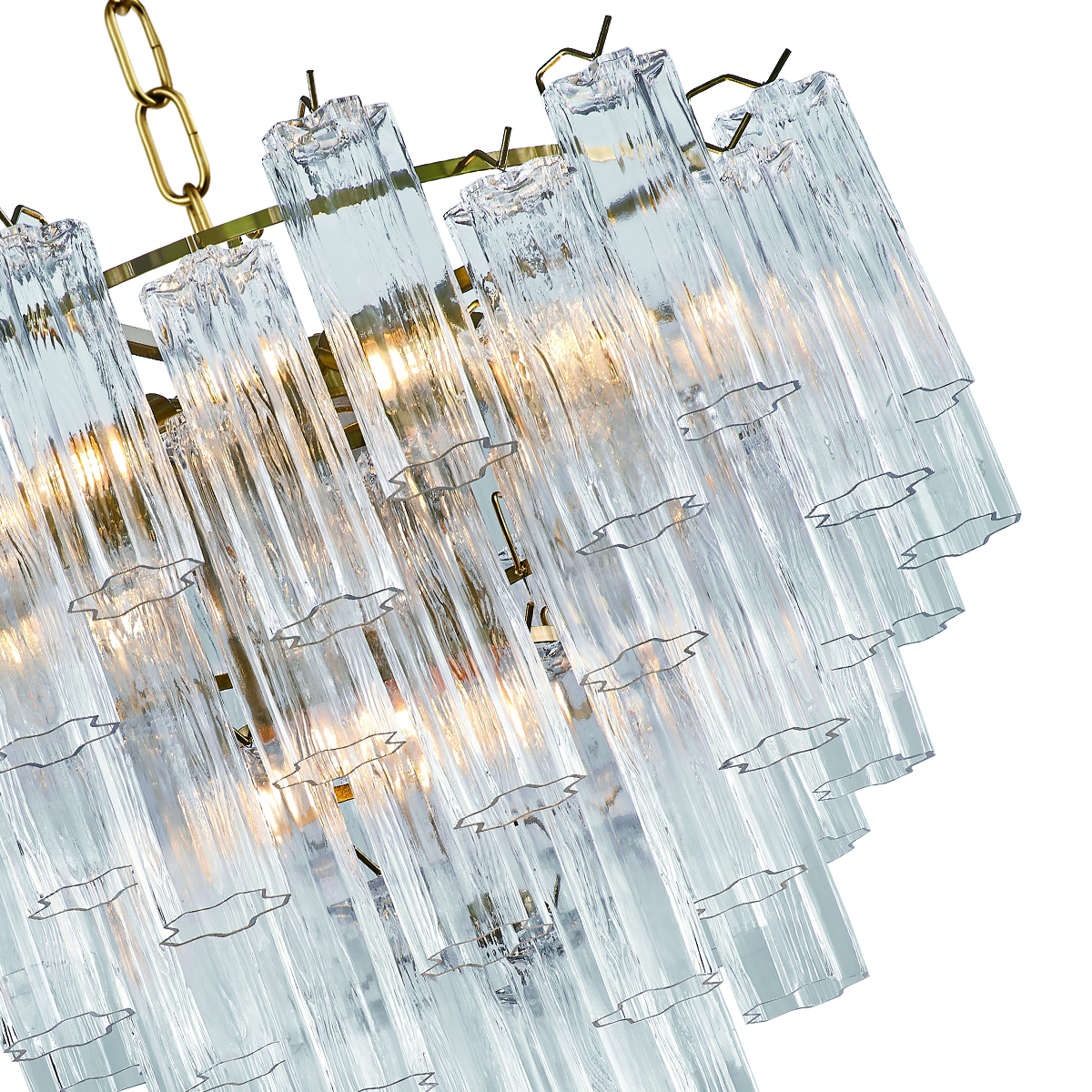 подвесная люстра delight collection owd2093-d75 gold/clear