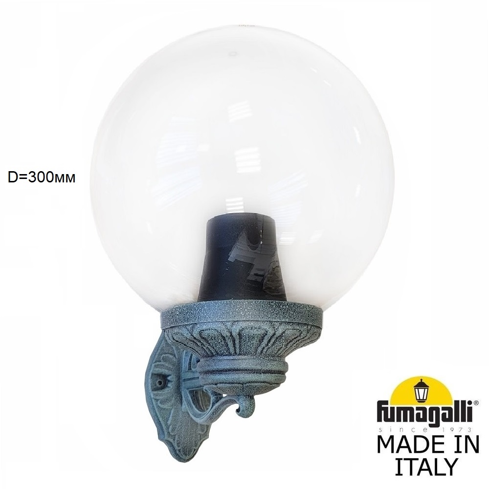 уличный настенный светильник fumagalli bisso/g300 g30.131.000.vxe27