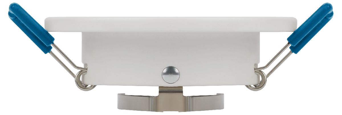 встраиваемый светильник эра kl107 wh/sl б0061096