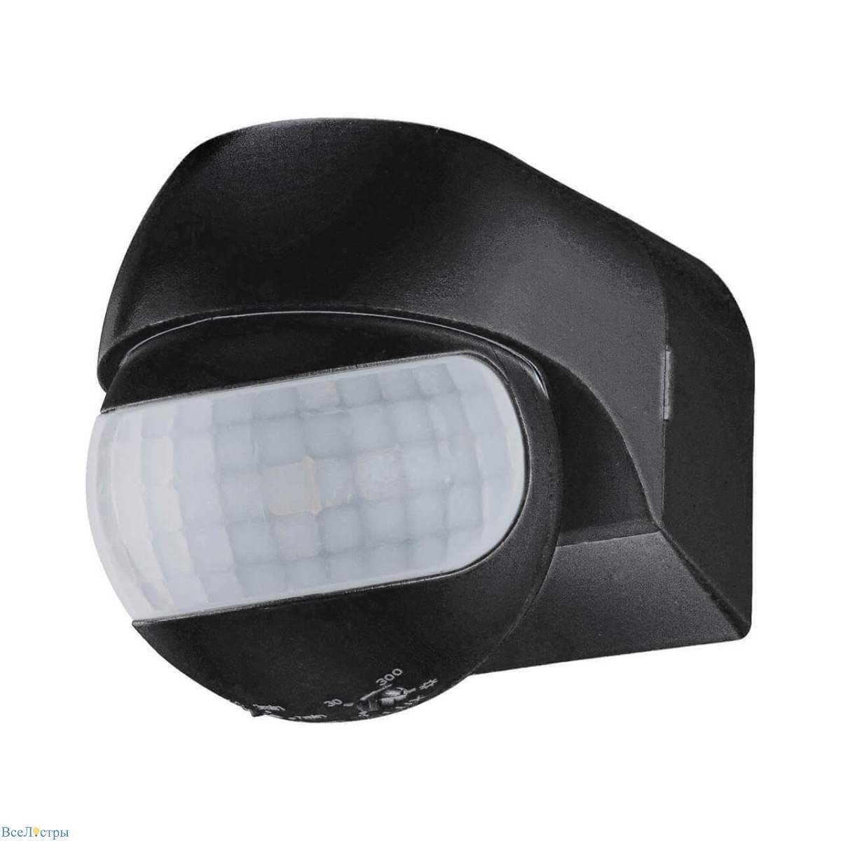 датчик движения elektrostandard sns-m-10 12m 1,8-2,5m 800w ip44 180 черный a041242