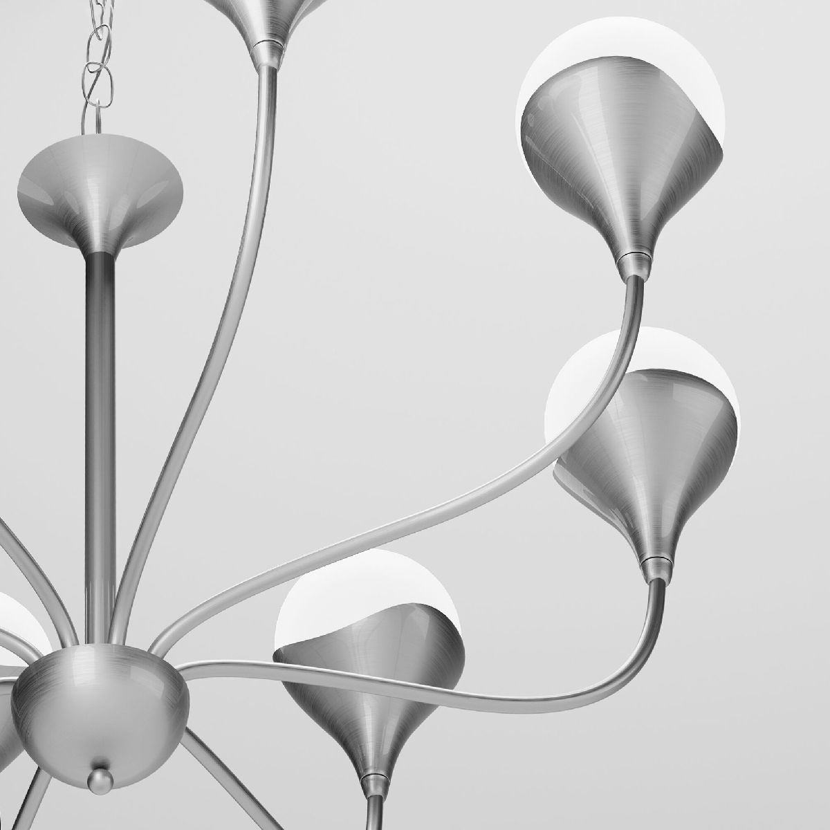 подвесная люстра eurosvet 60169/8 никель smart a068277