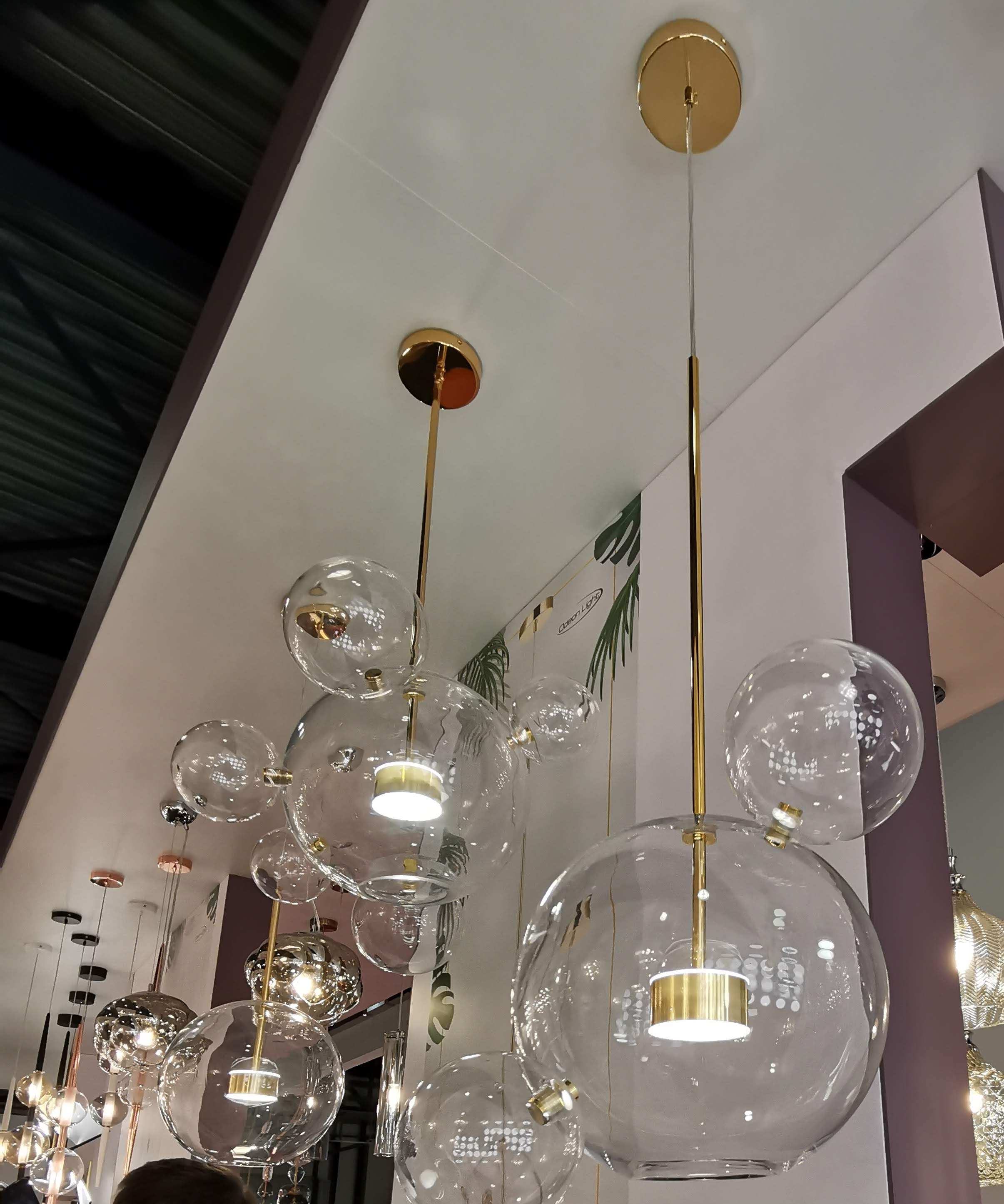 подвесной светильник odeon light bubbles 4640/36la