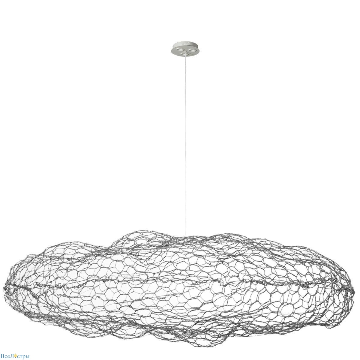 подвесной светодиодный светильник loft it cloud 10100/800 silver
