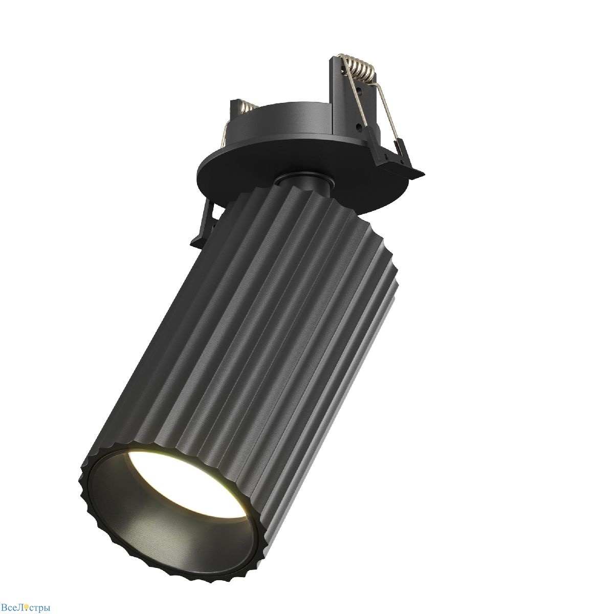 встраиваемый спот maytoni calipso c110cl-01-gu10-b