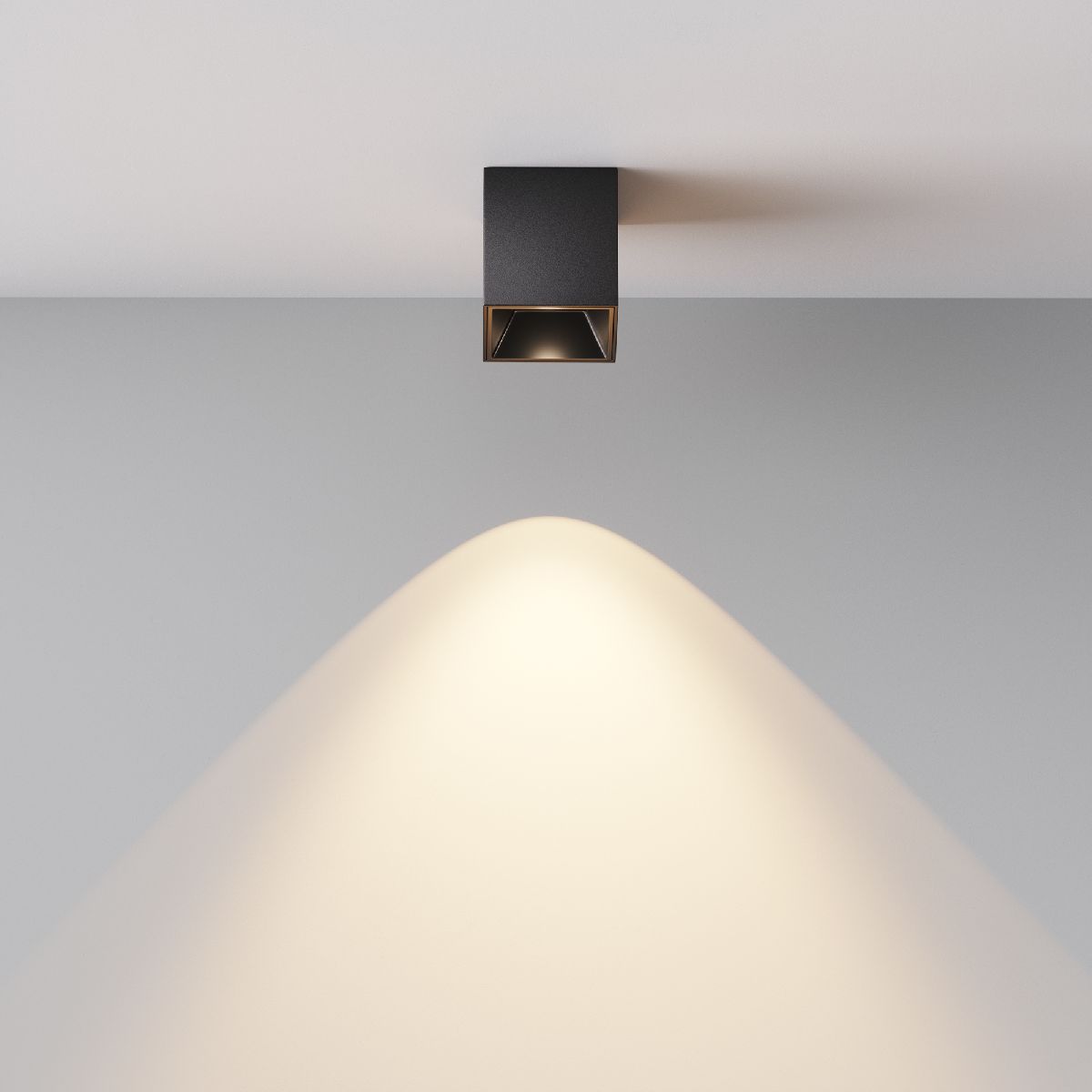 накладной светильник maytoni alfa led c064cl-5w3k-sq-b