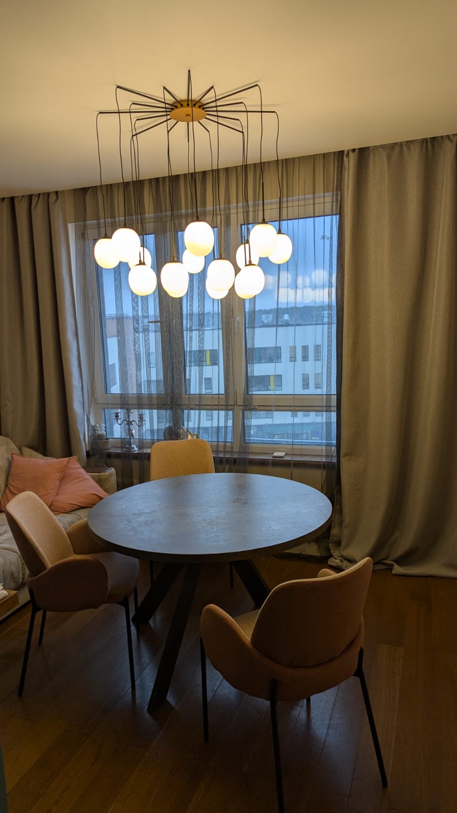 подвесная люстра maytoni branch mod176pl-16g