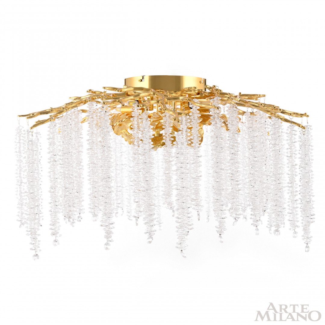 потолочная люстра arte milano milan 235001/d700/6/a gd