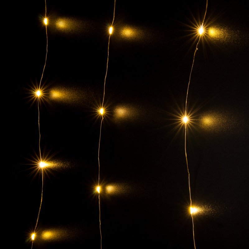 гирлянда занавес eurosvet 200-004 теплый белый 2*3м ip20