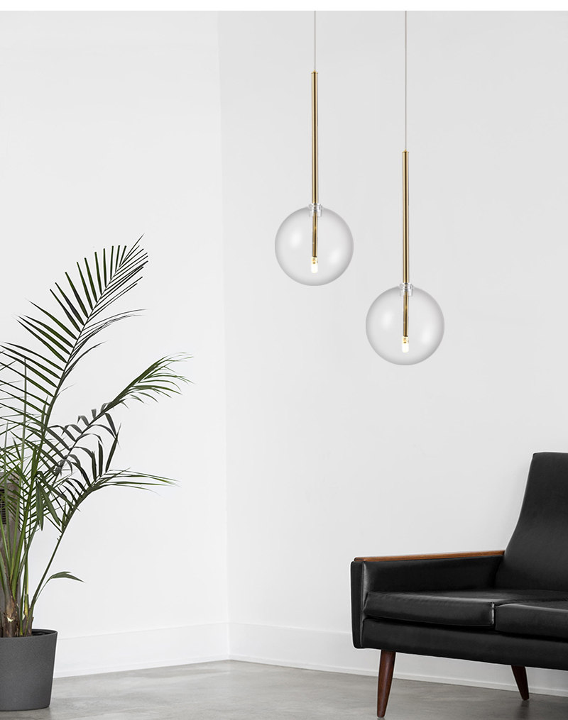 подвесной светильник delight collection ball sola 9217p/d200 gold