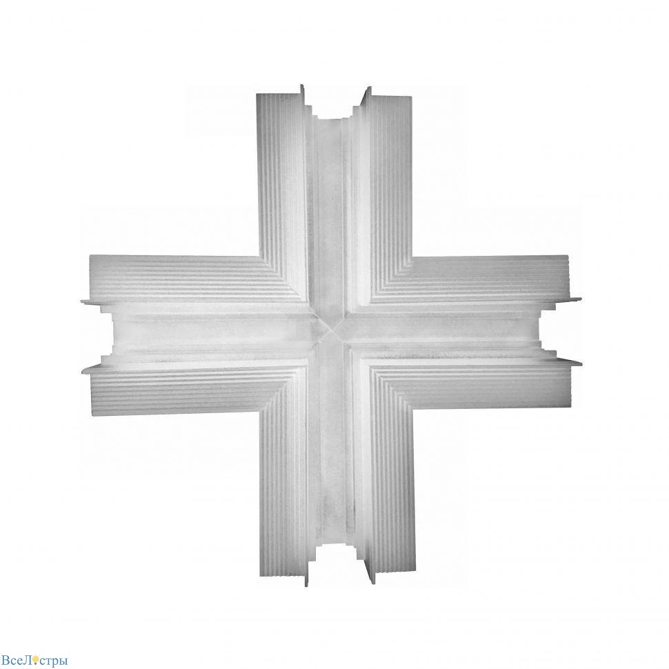 коннектор x-образный встраиваемый внутренний iledex technical vision x-type connect 4822-022-44/44-wh