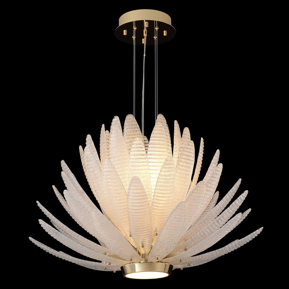 подвесная люстра crystal lux artichoke sp8+1 gold