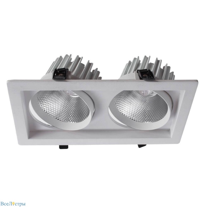 встраиваемый светодиодный светильник arte lamp privato a7018pl-2wh