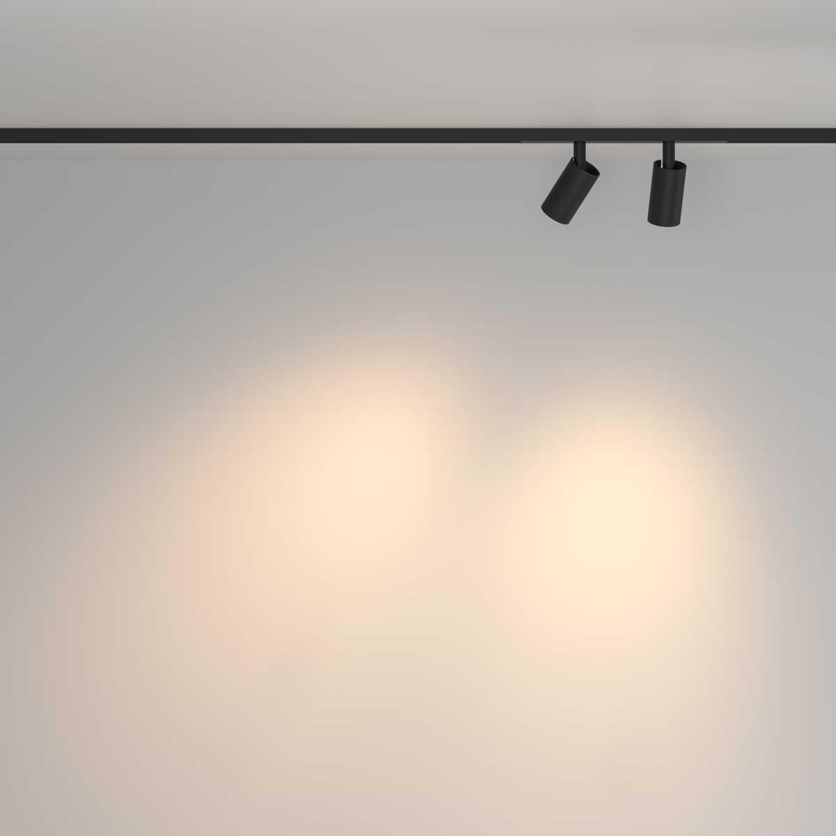 трековый светильник maytoni technical tr176-1-2x5wtw-m-b
