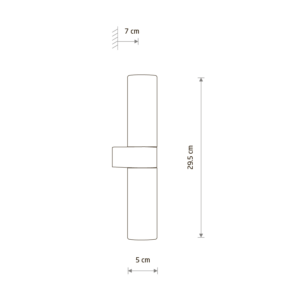настенный светильник nowodvorski natalie black 10728