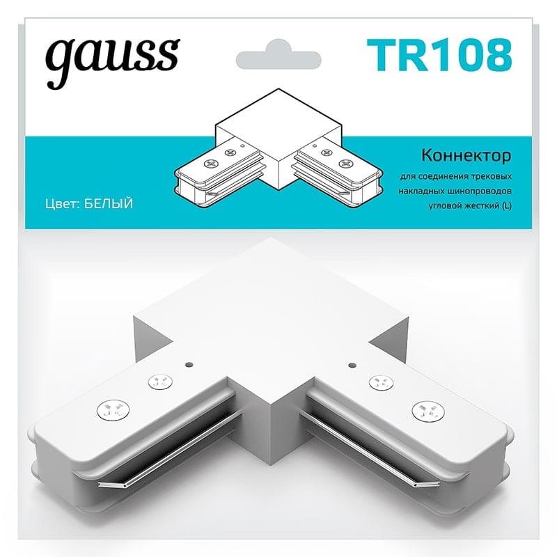 коннектор l-образный gauss tr108