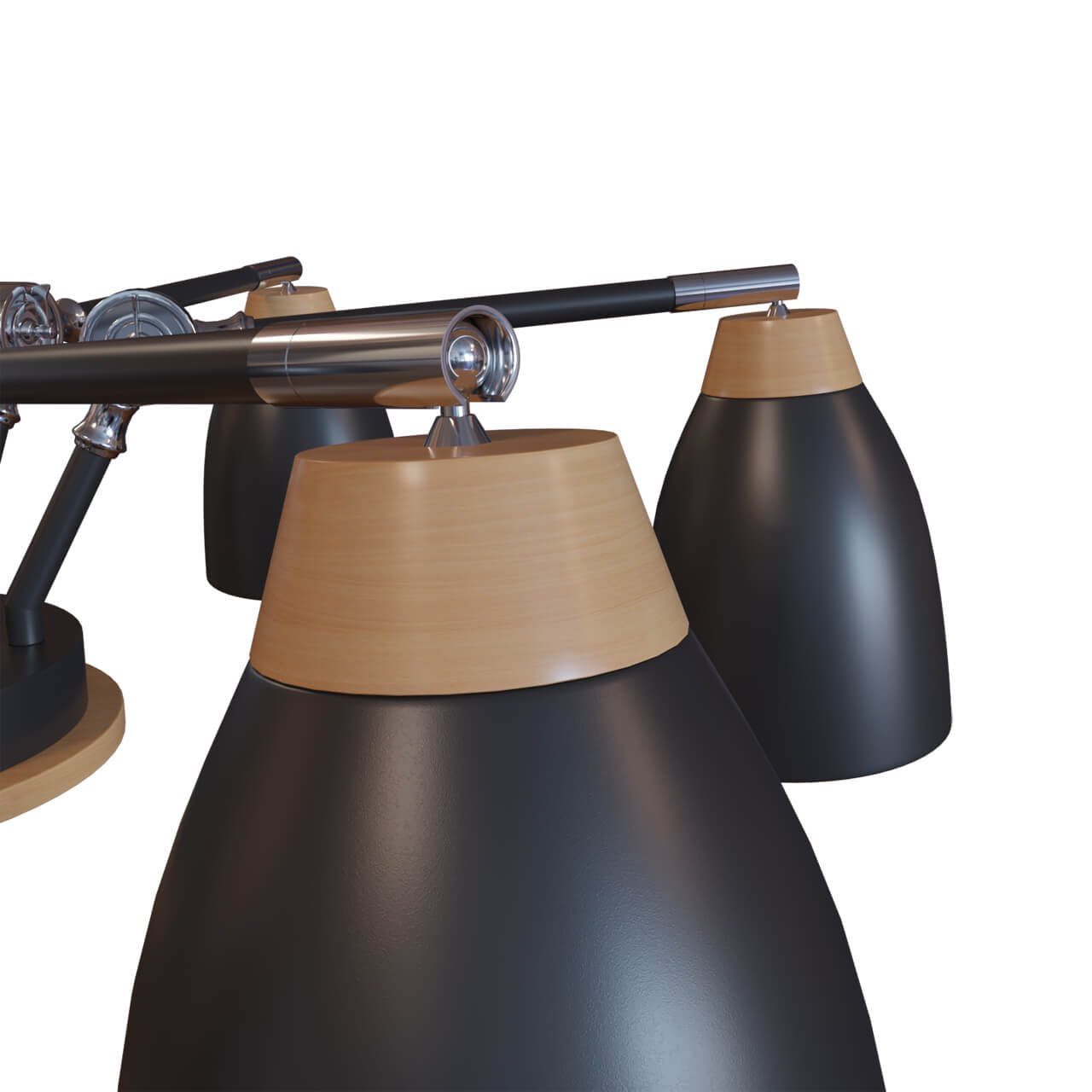 подвесная люстра loft it watchman loft4402/6bl