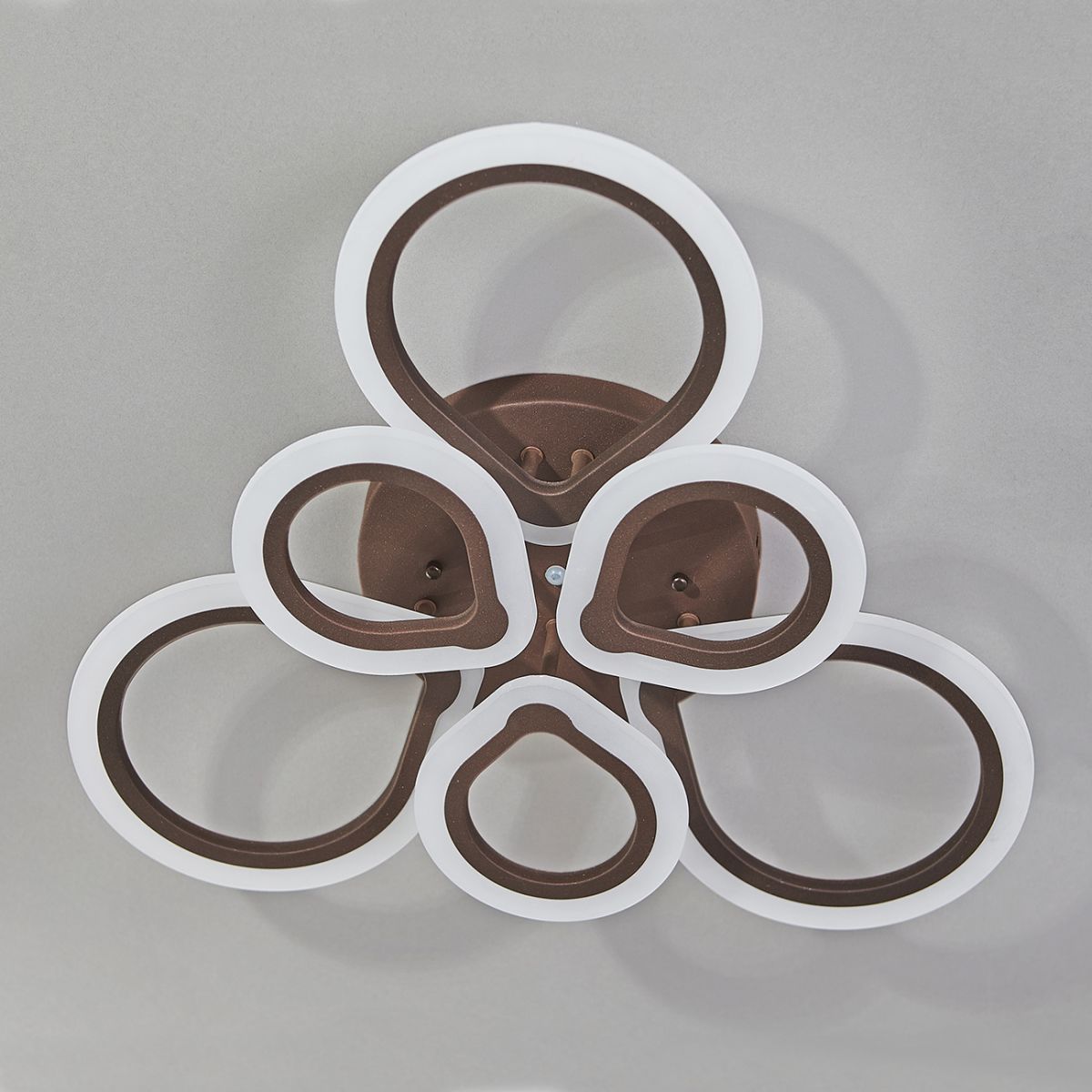 потолочный светильник escada molly 10221/6led coffee 75w