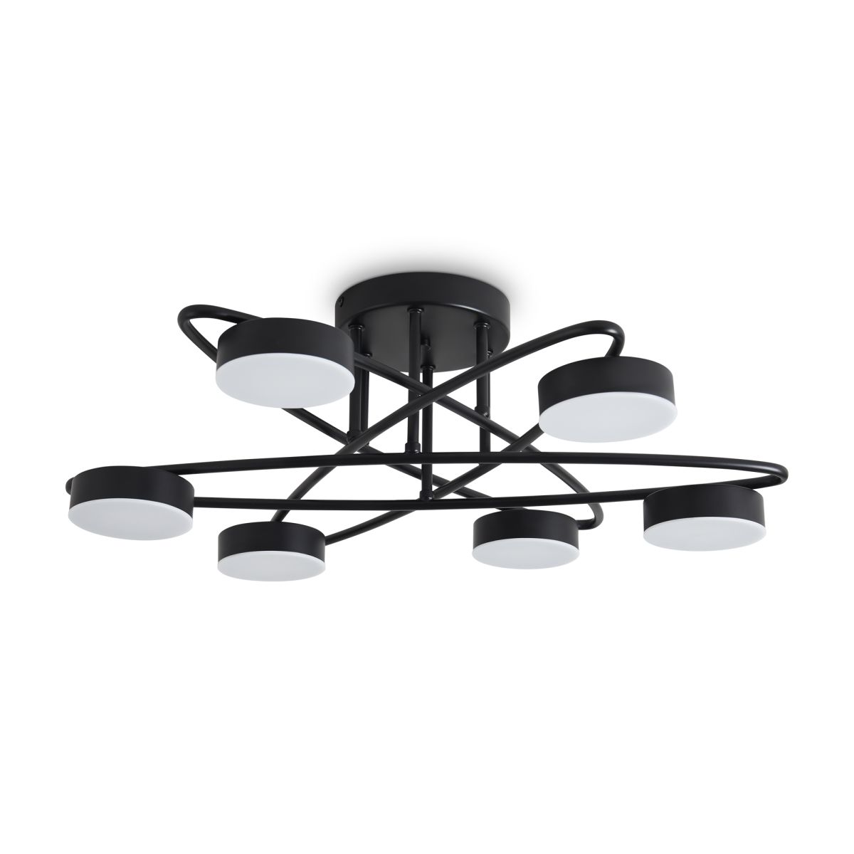 потолочная люстра freya vortex fr6155cl-l36b