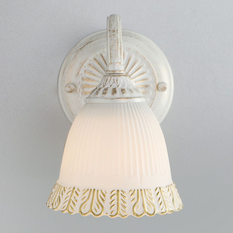 бра eurosvet 60107/1 белый с золотом