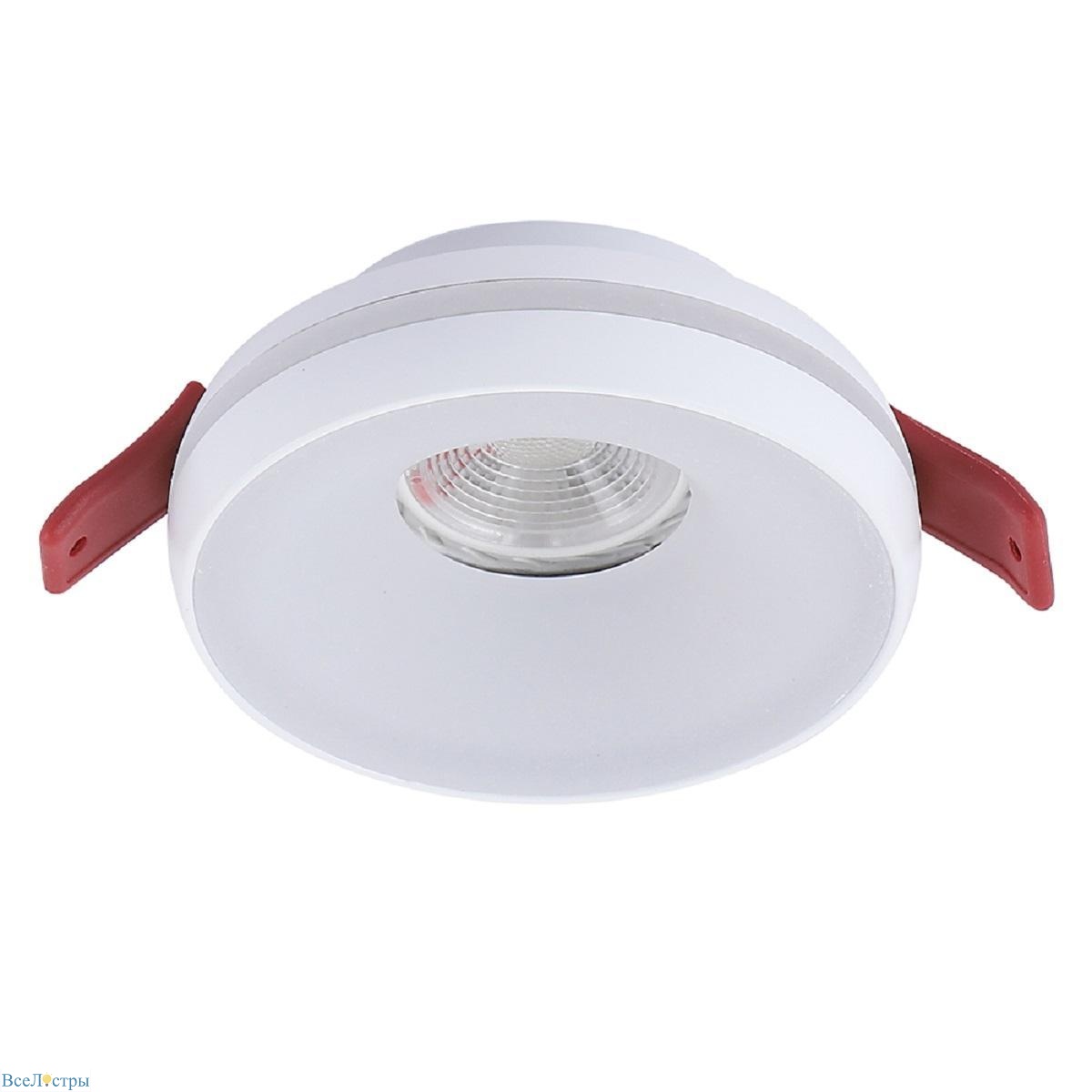 встраиваемый светильник crystal lux clt 063c1 wh