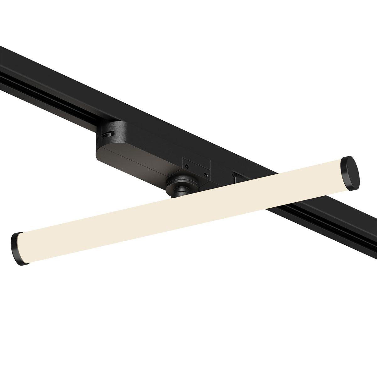 трековый светодиодный светильник denkirs strom dk6438-bk