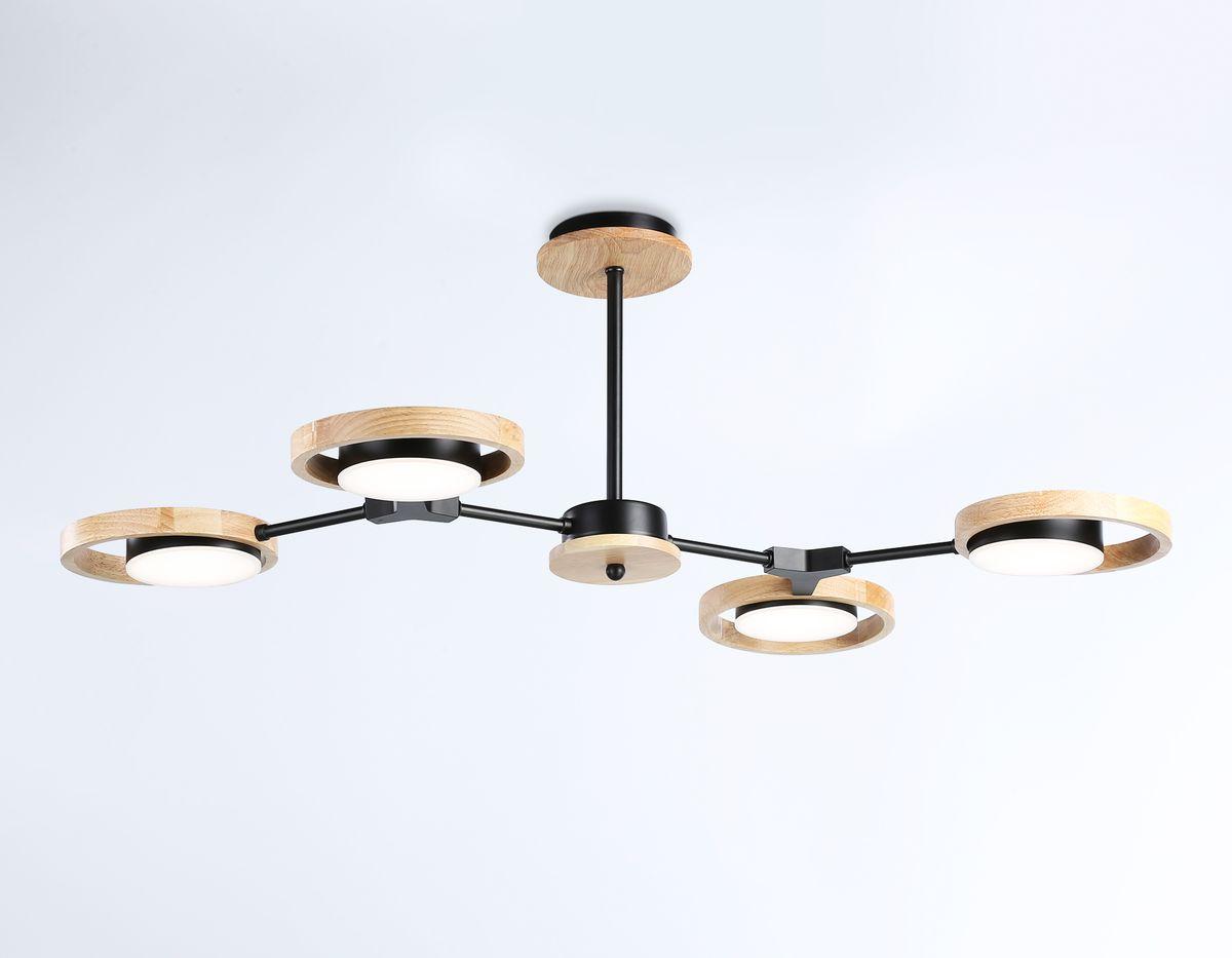 потолочная светодиодная люстра ambrella light comfort linetech fl51611