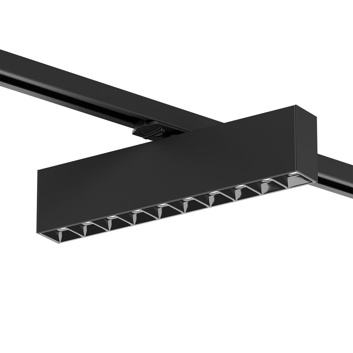 трековый светодиодный светильник denkirs edder dk6444-bk