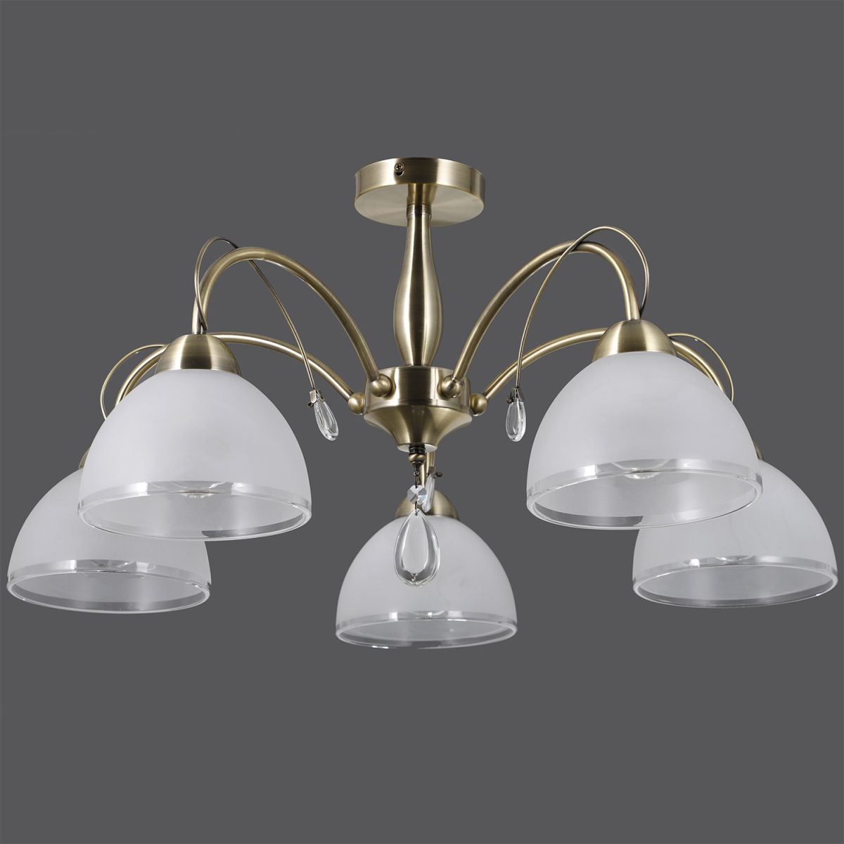 люстра на штанге illumico il0506-5csq-25ab elite