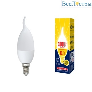 LED-CW37-11W/WW/E14/FR/NR картон