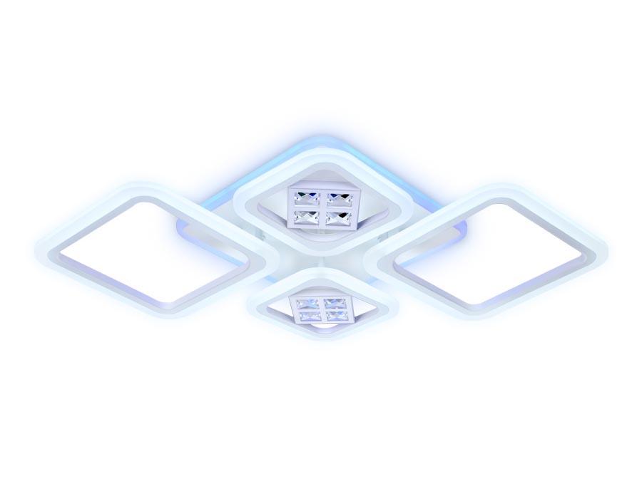 потолочная светодиодная люстра ambrella light acrylica ice fa286