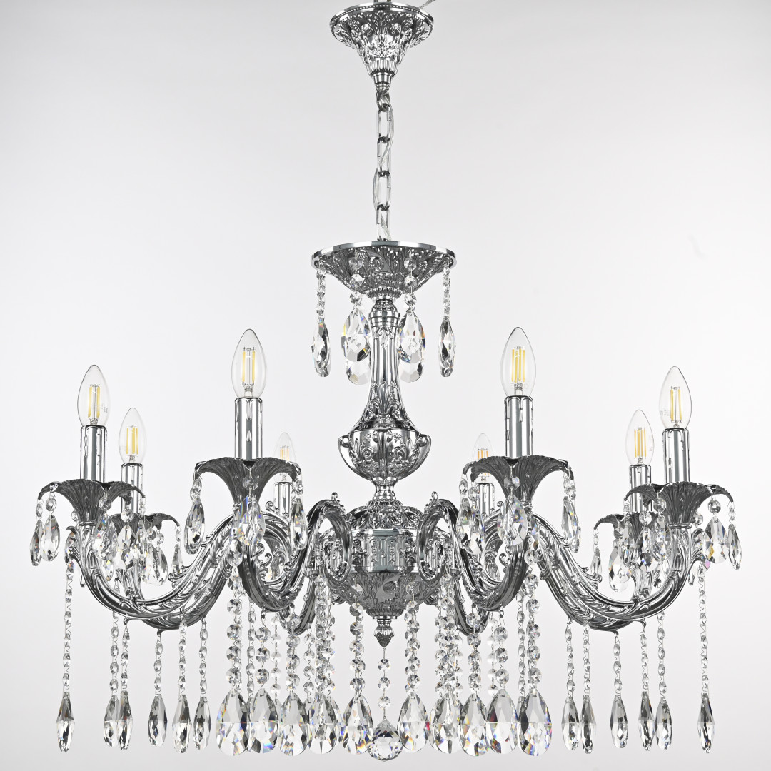 подвесная люстра bohemia ivele crystal al79101/8/250 a ni
