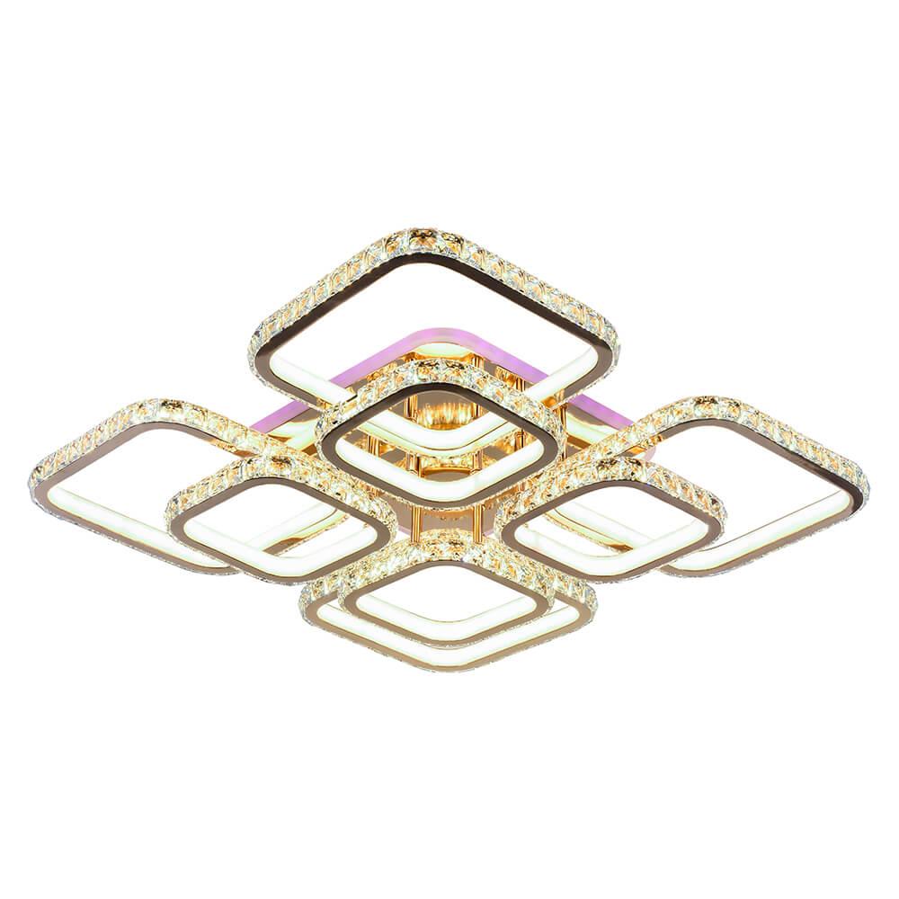 потолочная светодиодная люстра profit light 8010/4+4 fgd