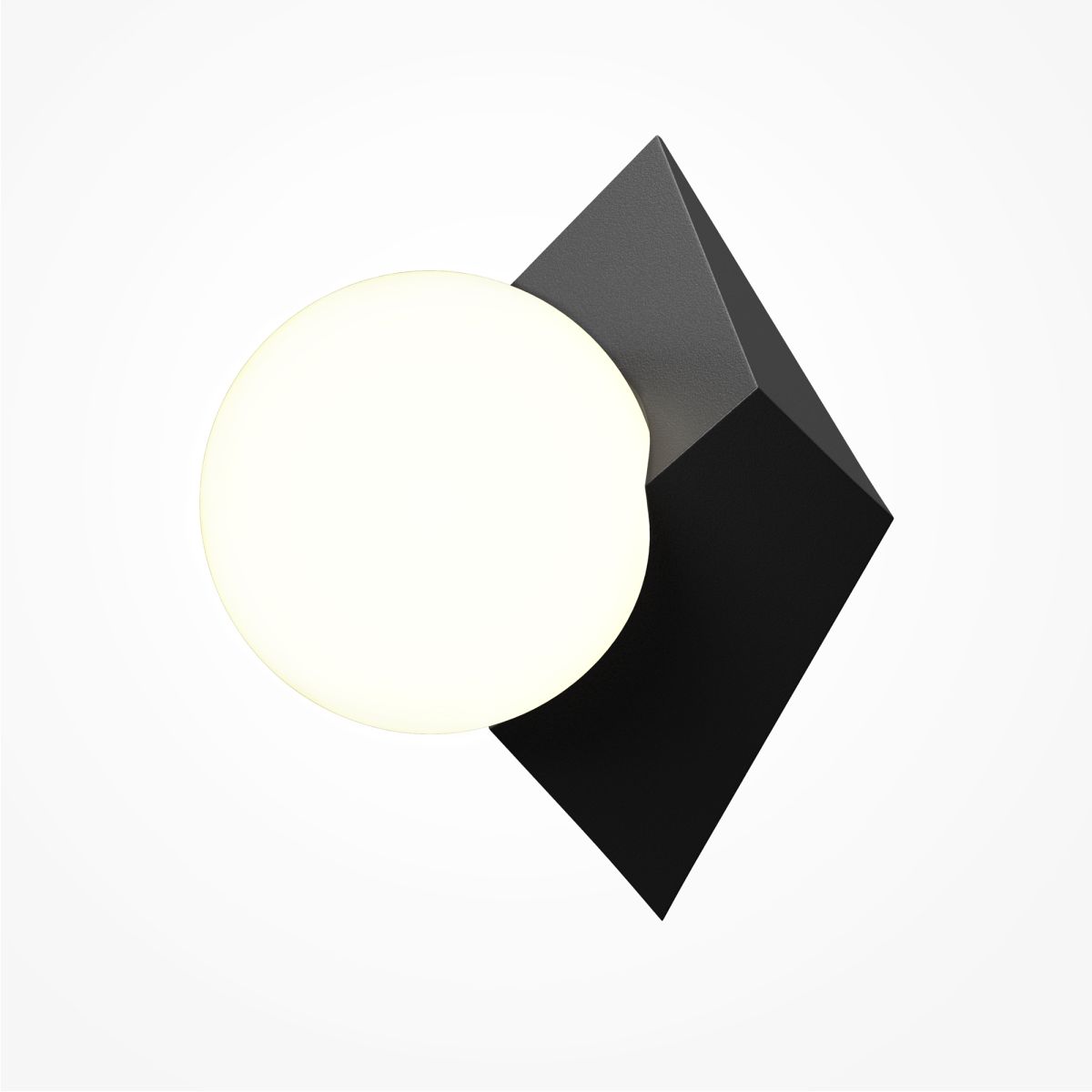 настенный светильник maytoni cubeo mod445wl-01b