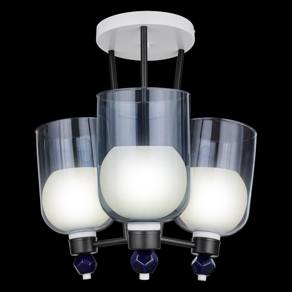 потолочная люстра 33 идеи chn902.03.wh17.wbl-s26lb-s02wh