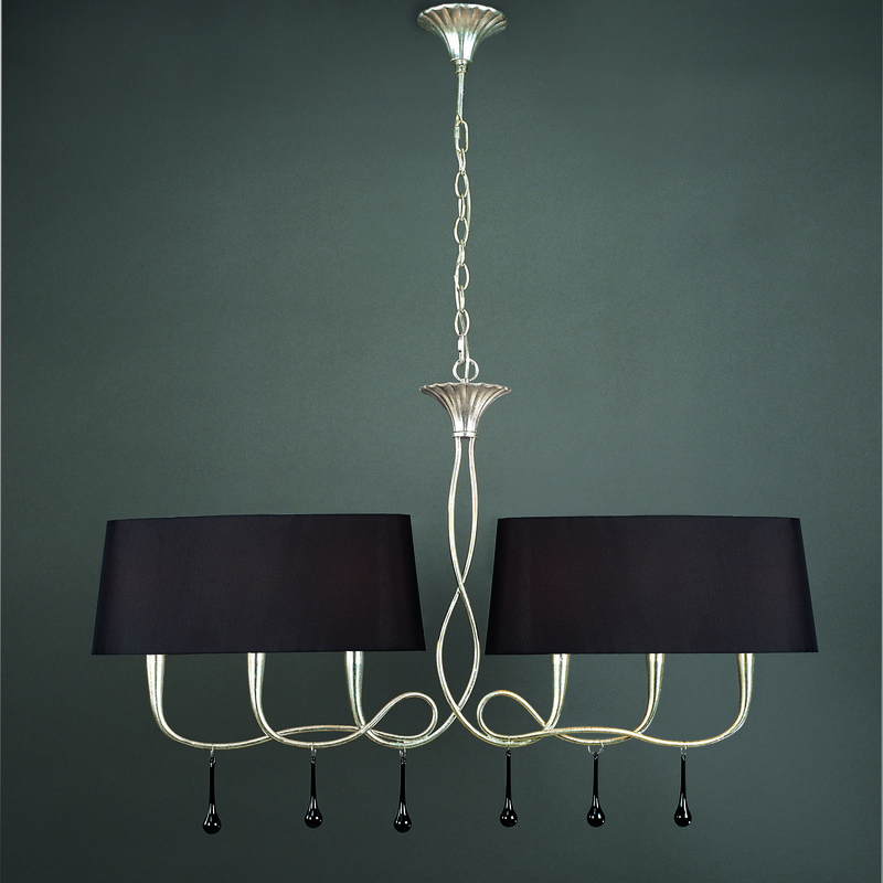 подвесной светильник mantra paola painted silver 3531