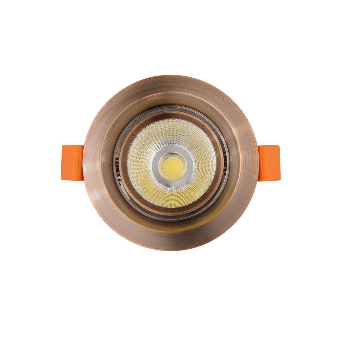 встраиваемый светодиодный светильник lumina deco dalston ldc y115 rd+br