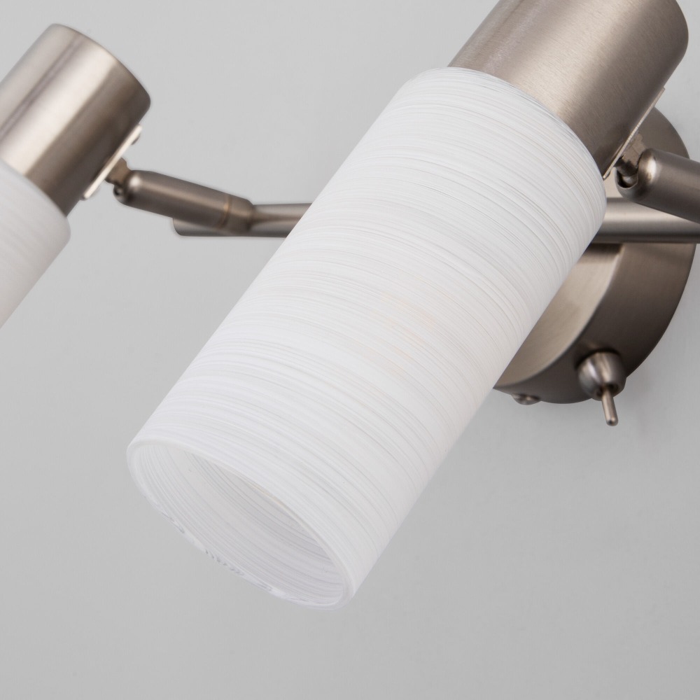 спот eurosvet мэдиссон 20043/2 сатин-никель