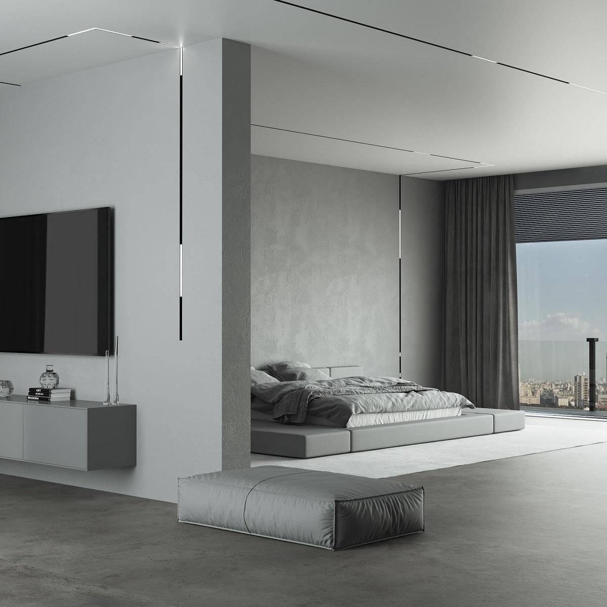 трековый светодиодный светильник elektrostandard slim magnetic 85077/01 a063540