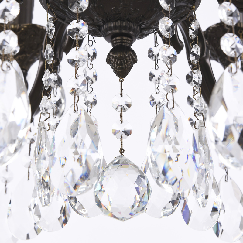 подвесная люстра bohemia ivele crystal al78101/6/175 a pd