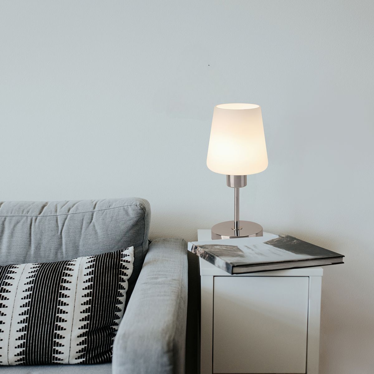 настольная лампа escada clarity 120004/1t chrome es0002706